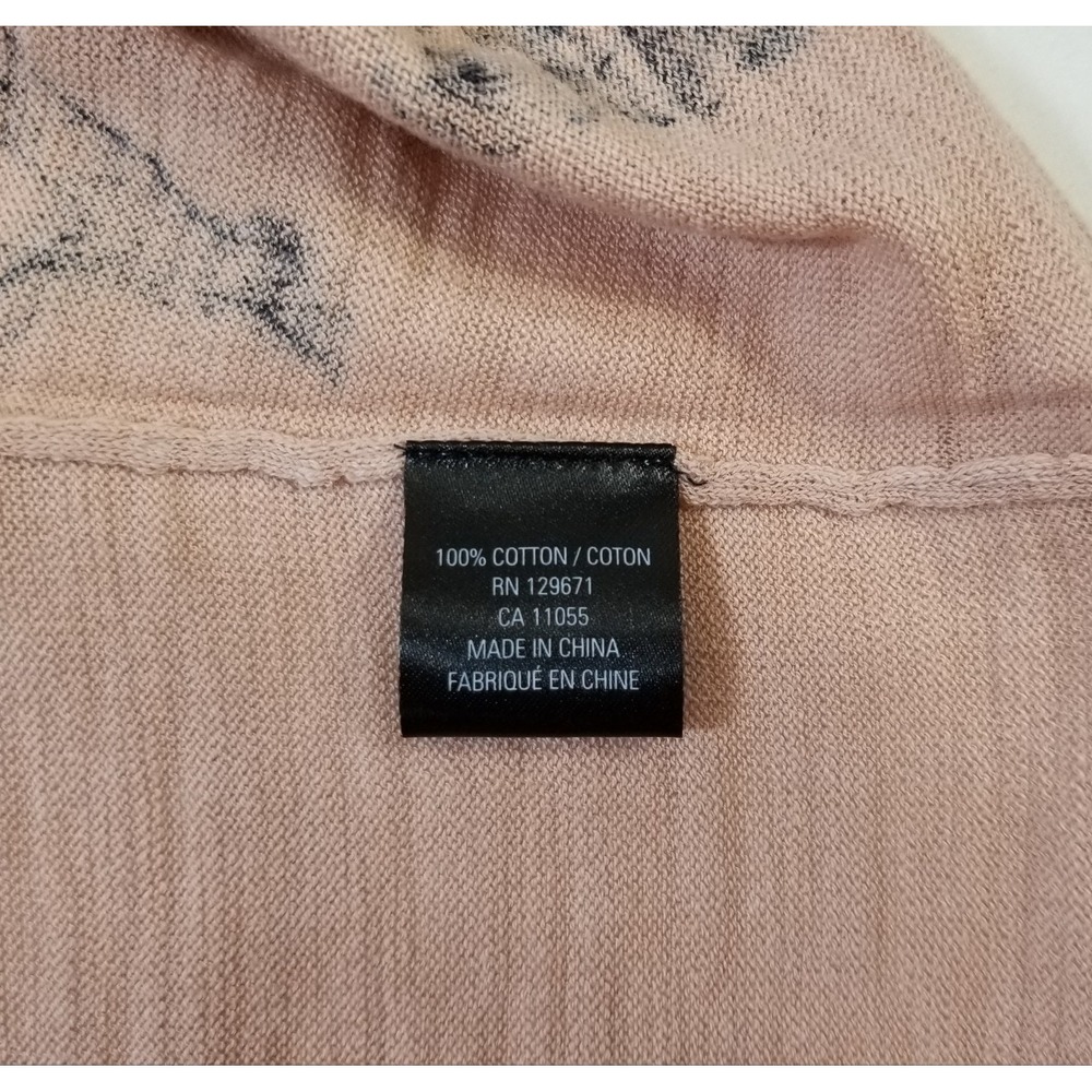 Skull Cashmere Dru Cotton Knit Skull Print Sweater Rose Pink NWT Sizes XS S - Picture 15 of 16
